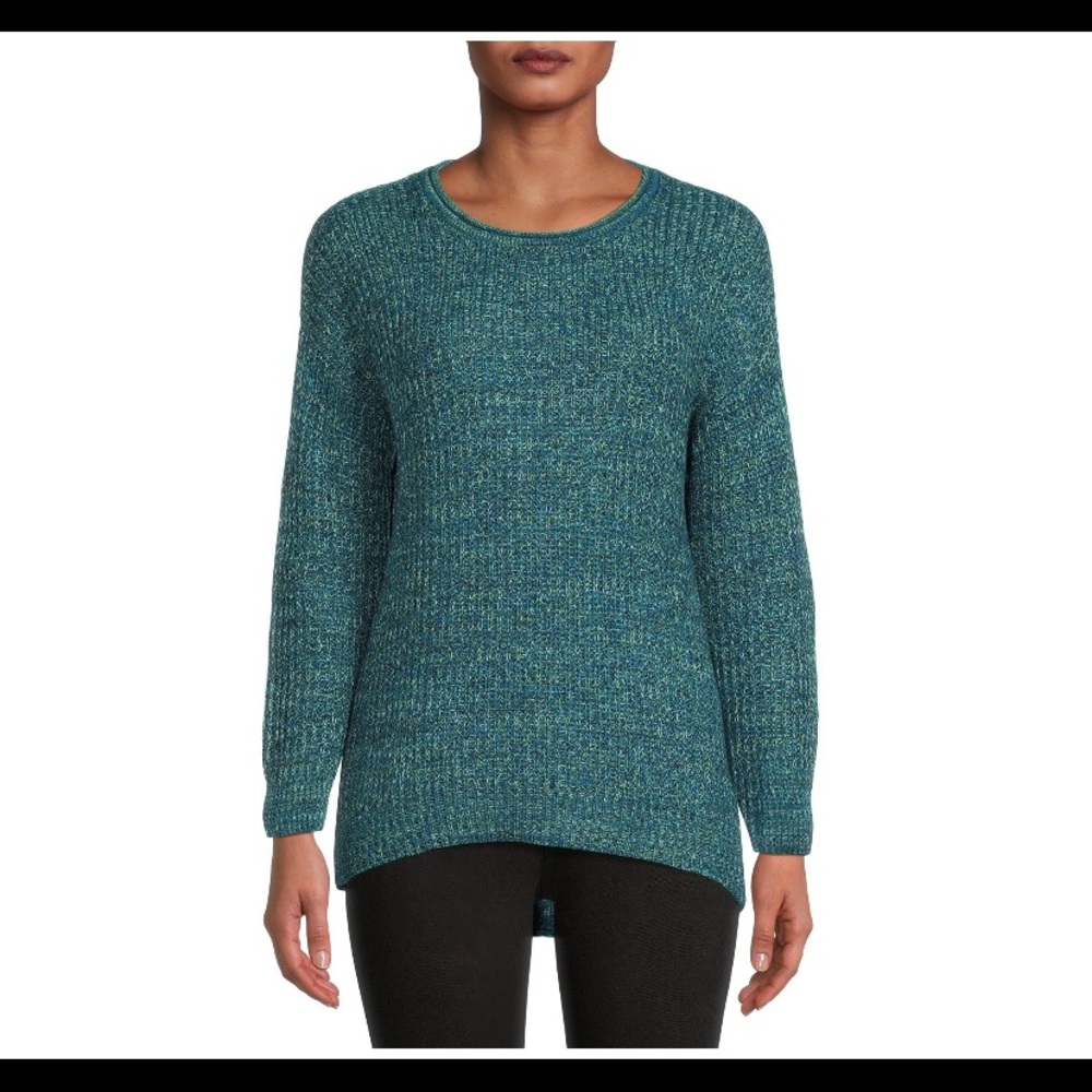Time and Tru Shaker Stitch Sweater